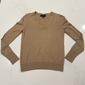 Banana Republic Sweater Women's Sz XS  Cashmere Blend Premium Luxe Yarn Tan